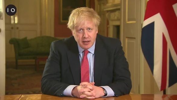 Johnson decreta tres semanas de confinamiento en Reino Unido