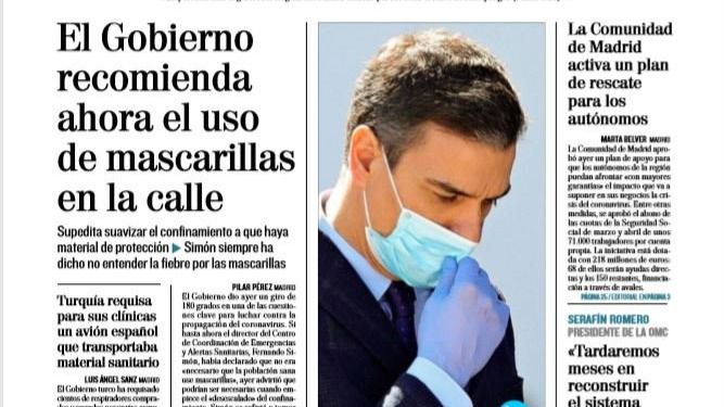 Las portadas de los periódicos de este sábado, 4 de abril