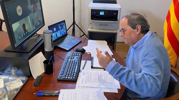 Torra reta a Pedro Sánchez: anuncia la salida a la calle de niños sin tener competencias