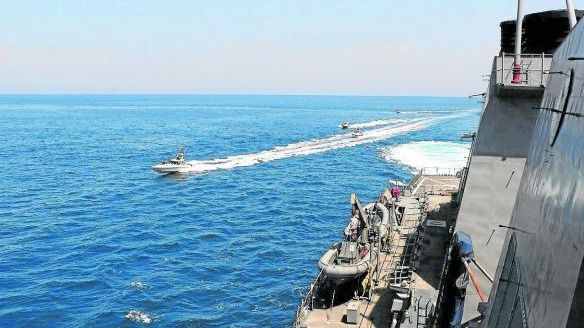 Trump ordena "derribar y destruir" los buques iraníes que "hostiguen" en el Golfo Pérsico