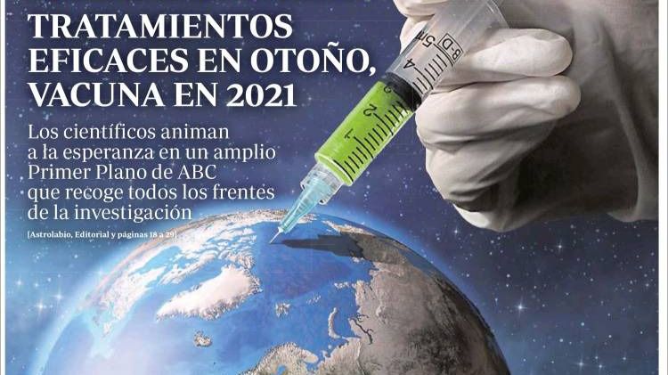 Las portadas de los periódicos de este domingo, 26 de abril