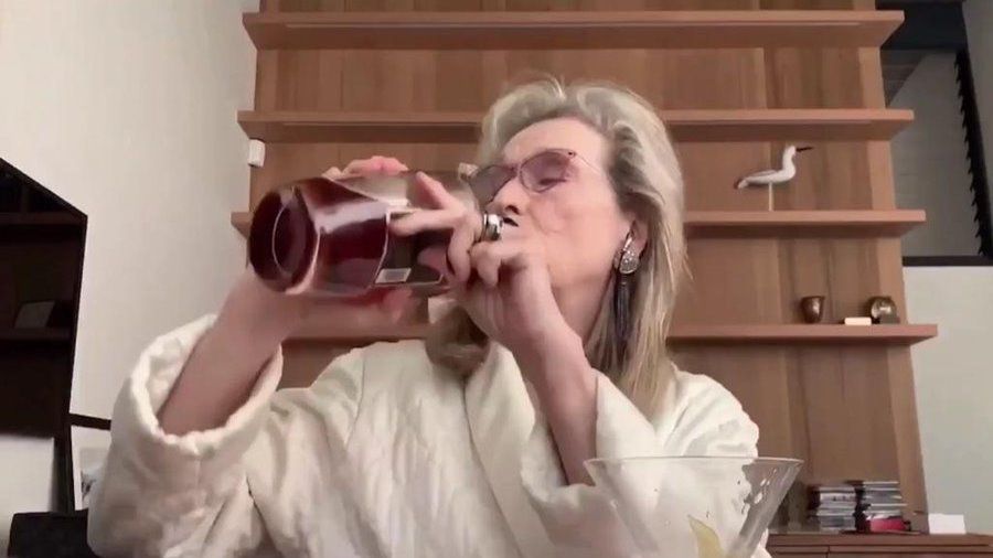 Meryl Streep se convierte en la reina de la cuarentena por esta videollamada