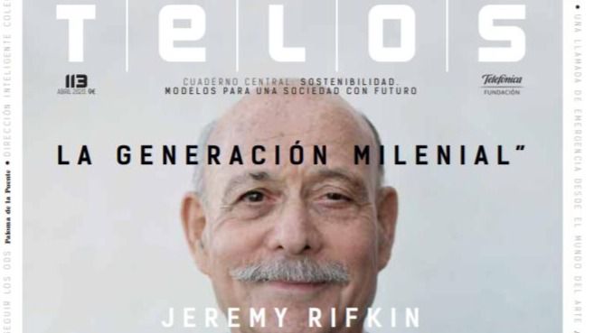 Jeremy Rifkin, protagonista del nuevo número de la revista Telos