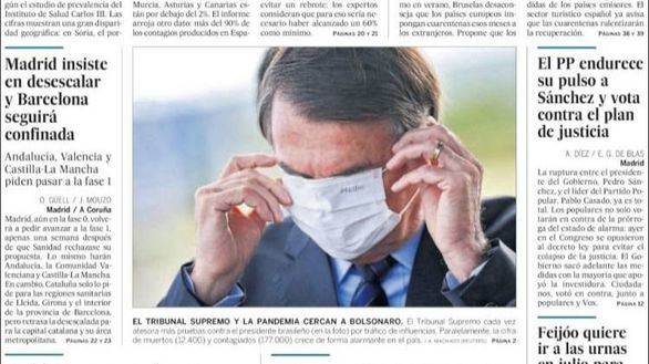 Las portadas de los periódicos de este jueves 14 de mayo