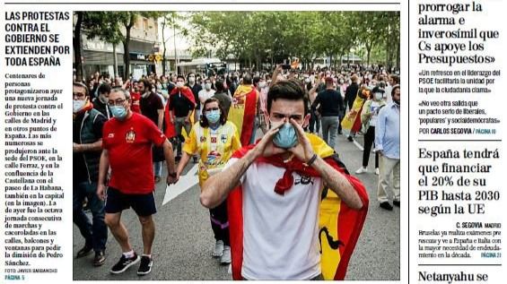 Las portadas de los periódicos de este lunes 18 de mayo