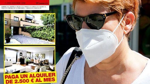 Terelu Campos se muda a un piso alquilado por 2.500 euros mensuales