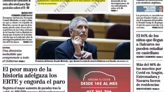 Las portadas de los periódicos de este miércoles 3 de junio