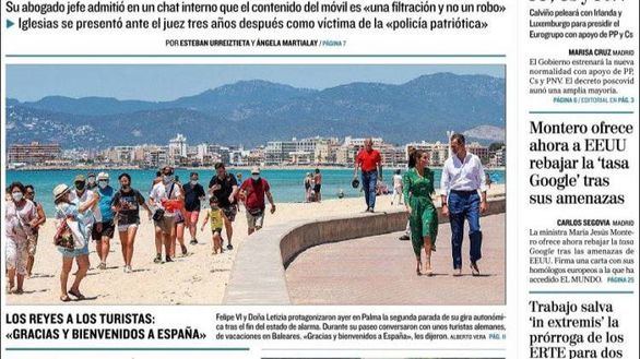 Las portadas de los periódicos de este viernes 26 de junio