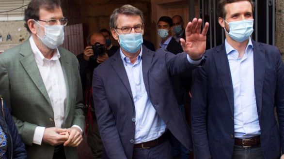 Casado confía en que la victoria de Feijóo en Galicia 