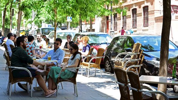 Terrazas al 100 % y aforo general al 75 % desde este lunes en Madrid