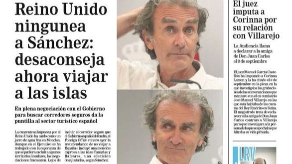Las portadas de los periódicos de este martes, 28 de julio