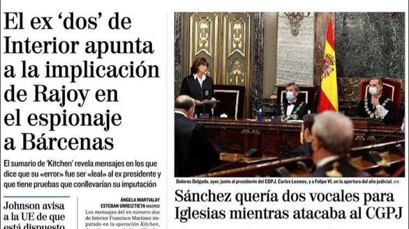 Las portadas de los periódicos de este martes, 8 de septiembre