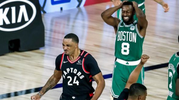 NBA Playoffs . Los orgullosos Raptors ponen la épica y Kawhi Leonard, la clase