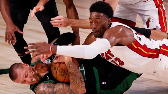 NBA. Butler, Dragic y Adebayo son demasiado para los Celtics