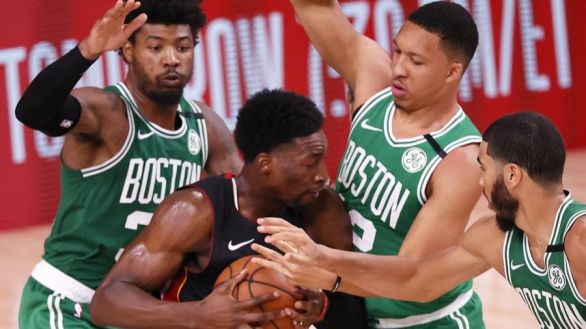 NBA Playoffs . Los Celtics se endurecen y recortan distancias con los Heat
