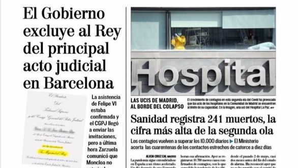 Las portadas de los periódicos de este miércoles 23 de septiembre