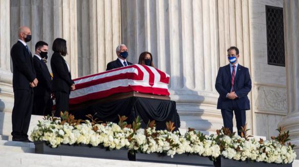 Estados Unidos despide con honores a la jueza del Supremo Ruth Ginsburg