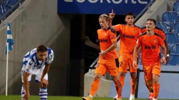 El Valencia se reivindica en San Sebastián | 0-1