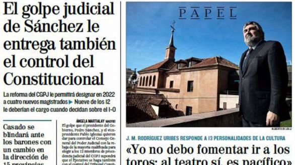 Las portadas de los periódicos de este lunes, 19 de octubre