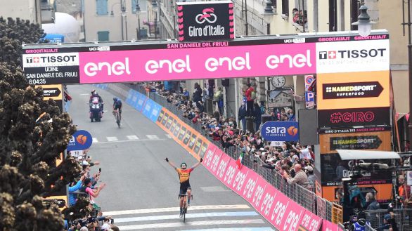 Giro. Tratnik planta la bandera eslovena también en Italia