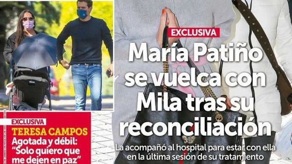 Malú y Albert Rivera pasean con su hija y María Teresa Campos pide que la dejen en paz