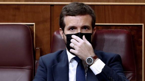 Las frases más contundentes de Casado a Abascal en la moción de Vox