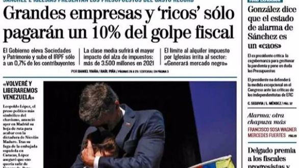 Las portadas de este miércoles