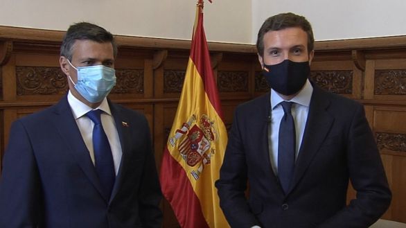 Casado se reúne con Leopoldo López: 