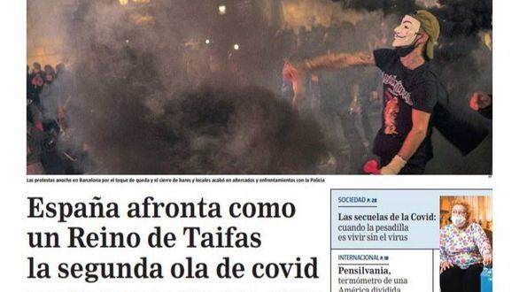 Las portadas de los periódicos de este sábado 31 de octubre