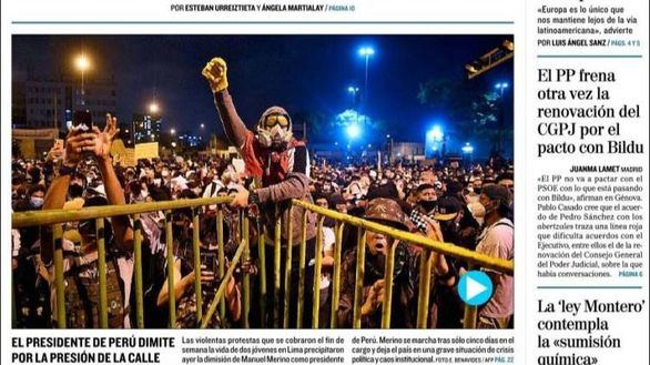 Las portadas de los periódicos de este lunes 16 de noviembre