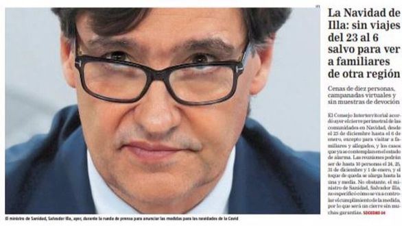 Las portadas de los periódicos de este jueves, 3 de diciembre