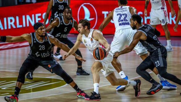 Euroliga. El Real Madrid frena la tormenta de triples del Villeurbanne | 91-84