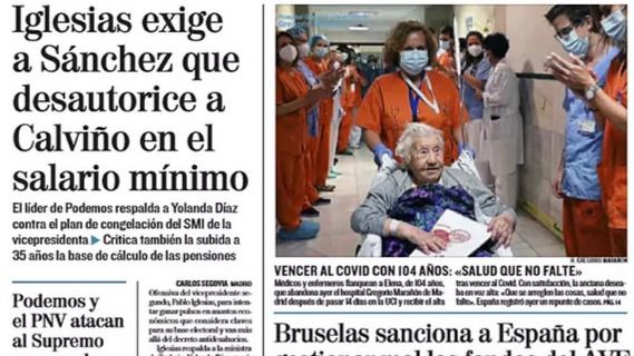 Las portadas de este martes
