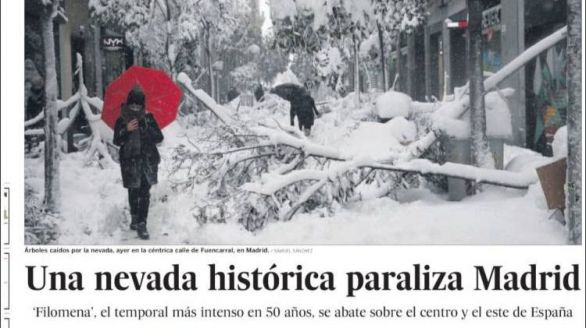 Las portadas de los periódicos de este domingo 10 de enero