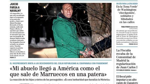 Las portadas de los periódicos de este martes, 19 de enero