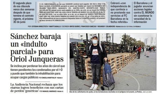 Las portadas de los periódicos de este lunes 1 de febrero