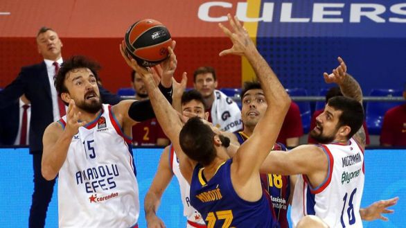 Euroliga. El Barcelona frena ante el Anadolu Efes | 86-88