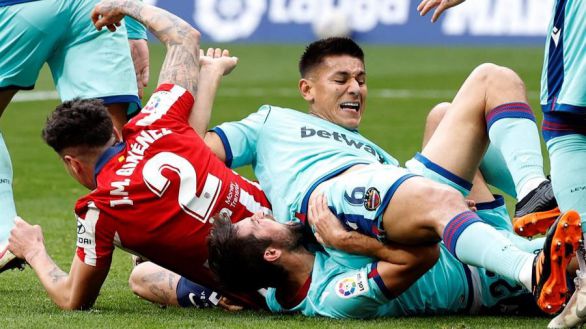 El Levante tumba la imbatibilidad del Atlético en casa |0-2