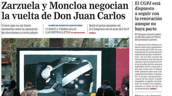 Las portadas de los periódicos de este lunes, 22 de febrero de 2021