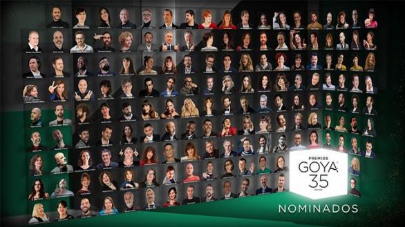 Los Premios Goya adaptan a los tiempos su tradicional foto de familia de nominados