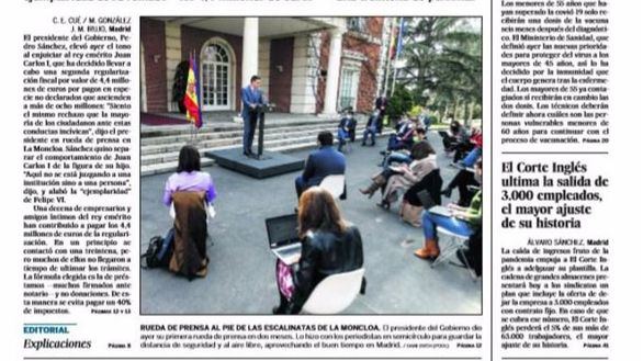 Las portadas de los periódicos de este sábado