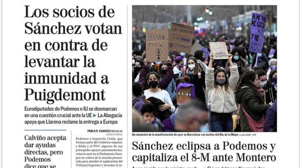 Las portadas de los periódicos de este martes