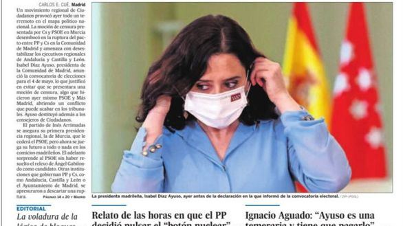 Las portadas de los periódicos de este jueves, 11 de marzo de 2021