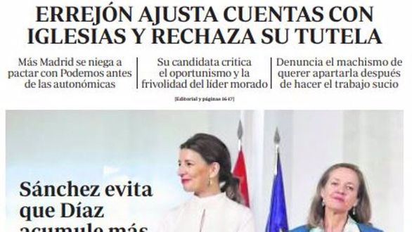 Las portadas de los periódicos de este miércoles, 17 de marzo