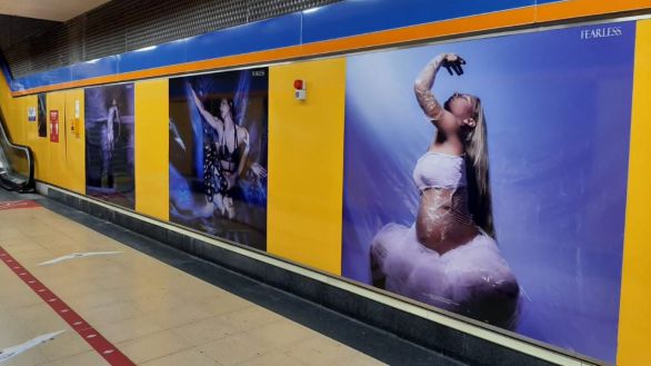 Madrid acoge en el Metro la exposición fotográfica #DanzaXAgua para concienciar sobre el cuidado del planeta