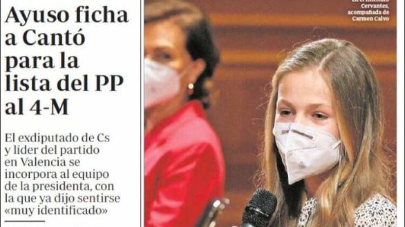 Las portadas de este jueves