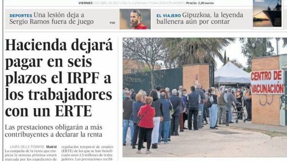 Las portadas de los periódicos de este viernes 2 de abril