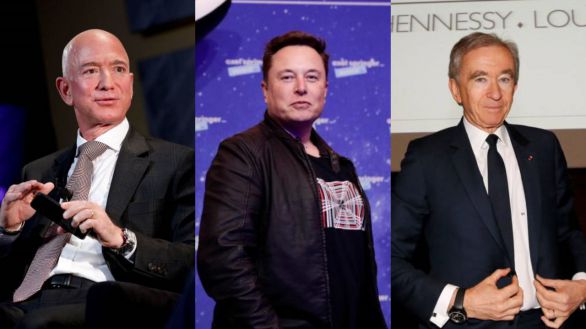 Los más ricos del mundo ganan cinco billones de dólares desde el año pasado