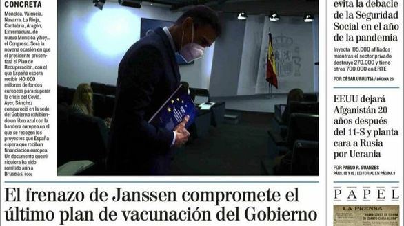 Las portadas de este miércoles