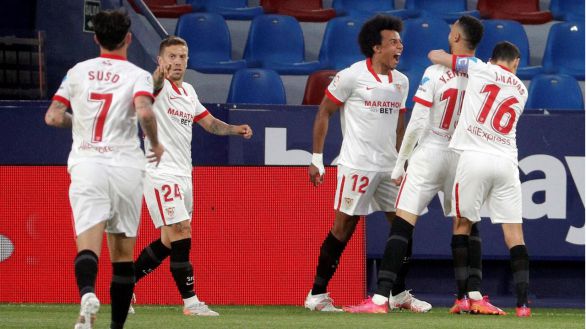 El Sevilla se blinda y reclama sitio en la lucha por el título |0-1